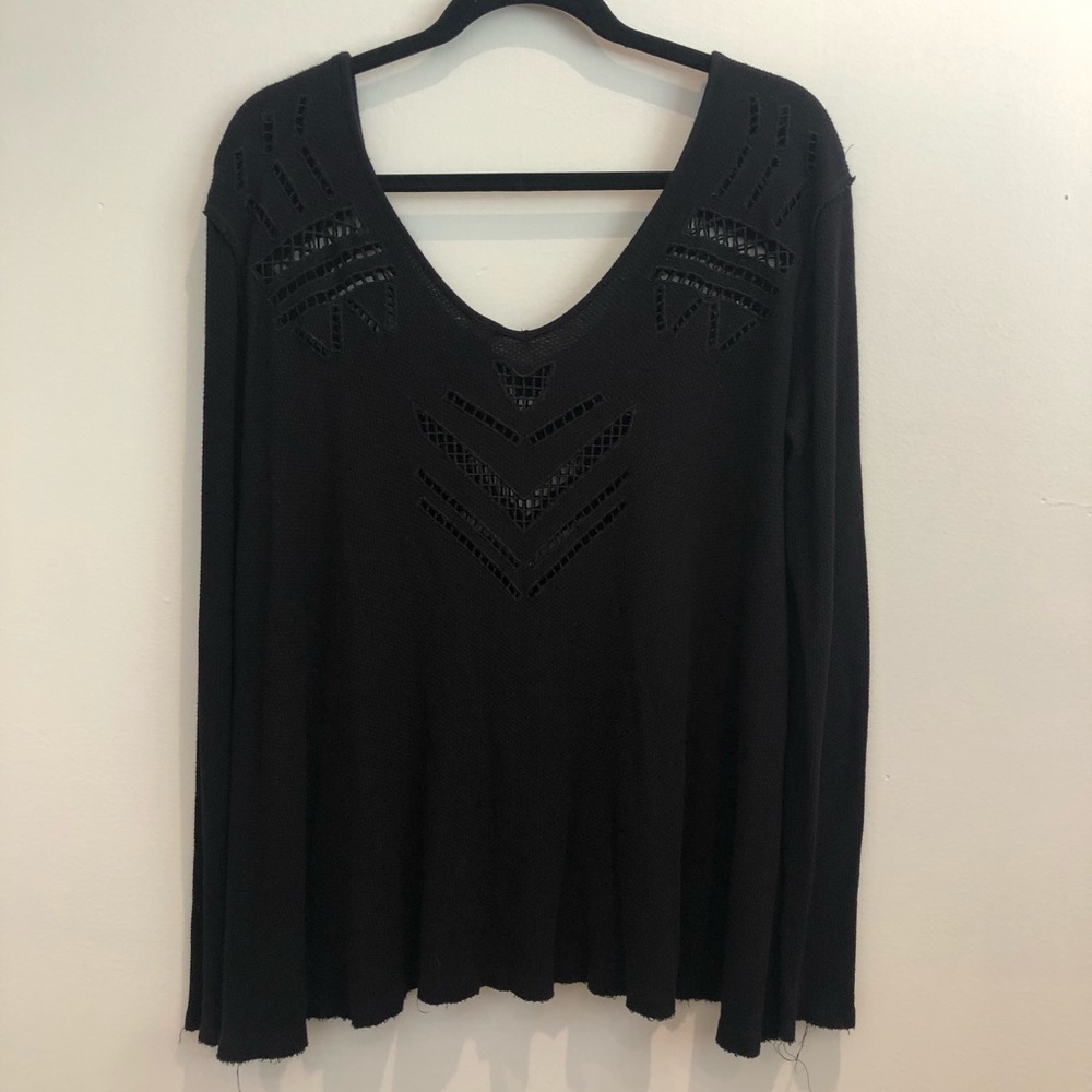 FREE PEOPLE black long sleeve